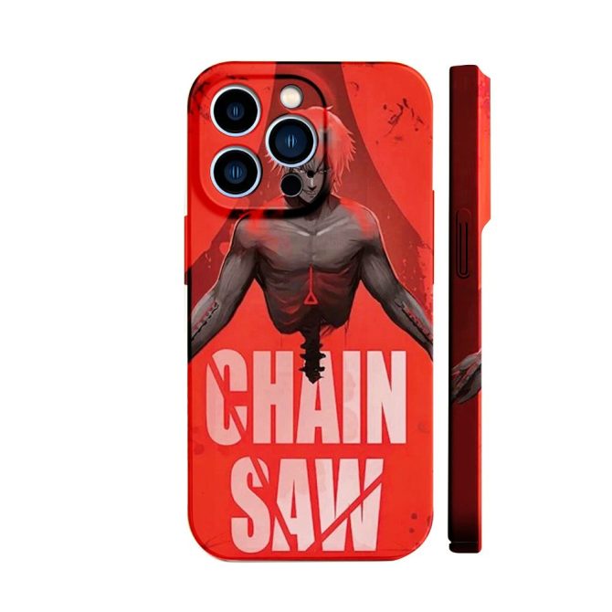 Chainsaw Man Anime Phone Case - Shockproof Protective Cover For Iphone - Image 2