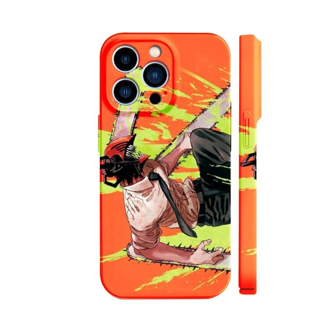 Vibrant Anime Chainsaw Design Iphone Case - Shockproof & Stylish Protection - Image 2