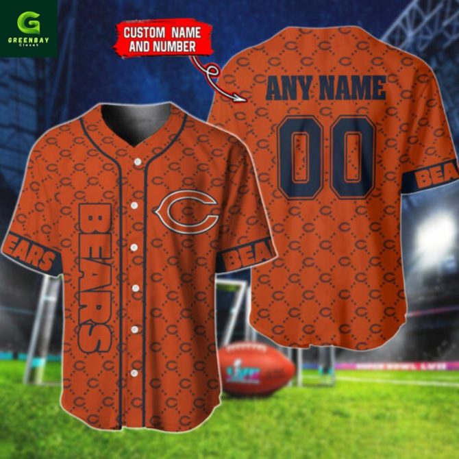 Customizable Bears Jersey - Add Your Name & Number - Perfect Fan Gift! - Image 3