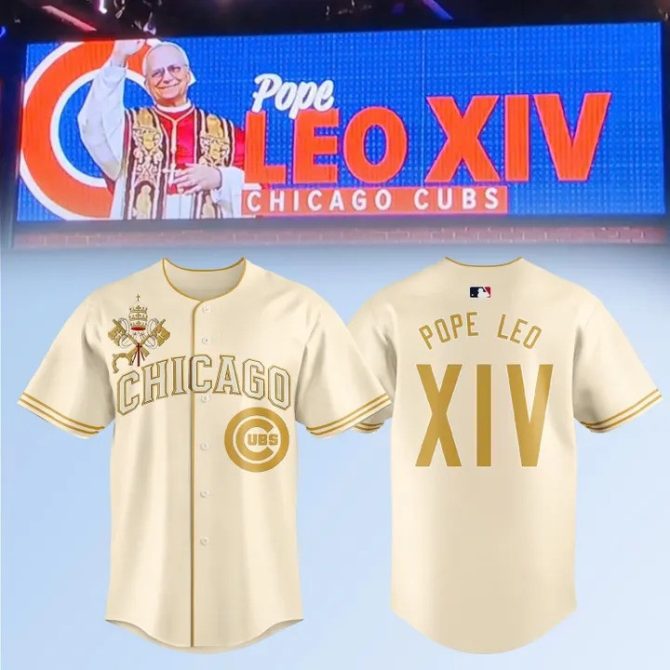 Limited Edition Chicago Cubs Pope Leo Xiv Jersey – Authentic Fan Gear