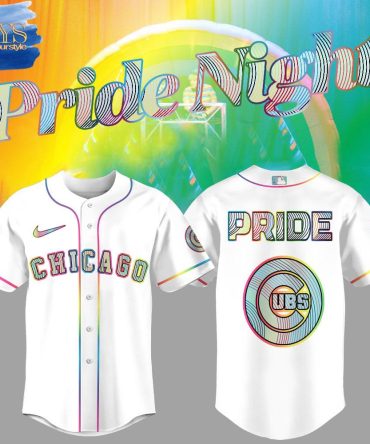 Chicago Pride Night Jersey - Celebrate In Style With Rainbow Accents - Limited Edition