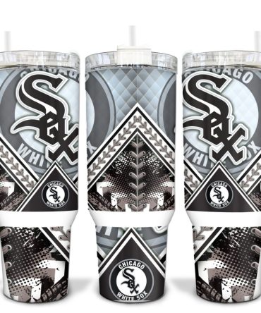 Chicago White Sox Insulated Tumbler Mug With Handle - 32Oz, Leak-Proof, Double-Walled For Hot/Cold Drinks