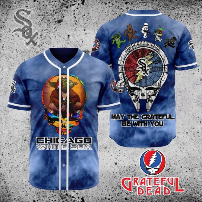 Chicago White Sox Grateful Dead Baseball Jersey – Unique Fan Collectible!