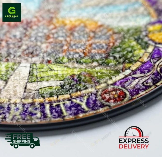 Stunning Clemson University Stained Glass Suncatcher - Free Shipping & Express Delivery - Image 4