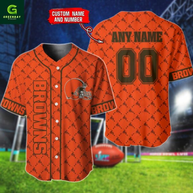 Customizable Cleveland Browns Jersey - Add Your Name & Number - Perfect Gift For Fans - Image 3