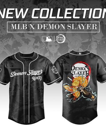 Demon Slayer X Mlb Exclusive Jersey – Limited Edition Anime Apparel