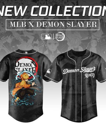 Limited Edition Mlb X Demon Slayer Jersey - Anime Fans Must-Have!
