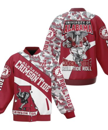 University Of Alabama Crimson Tide Bomber Jacket - Roll Tide Pride Apparel