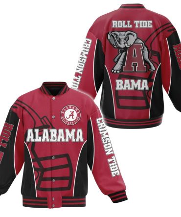 Alabama Crimson Tide Varsity Jacket - Roll Tide Bama Fan Gear For Men & Women