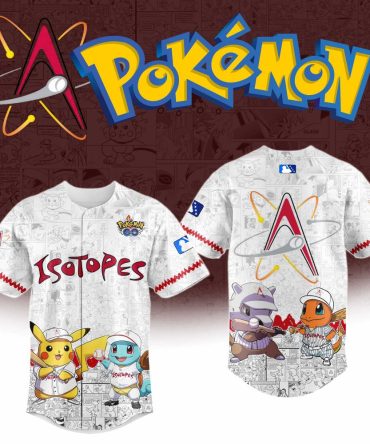 Exclusive Pokémon X Isotopes Baseball Jersey - Limited Edition Fan Gear!
