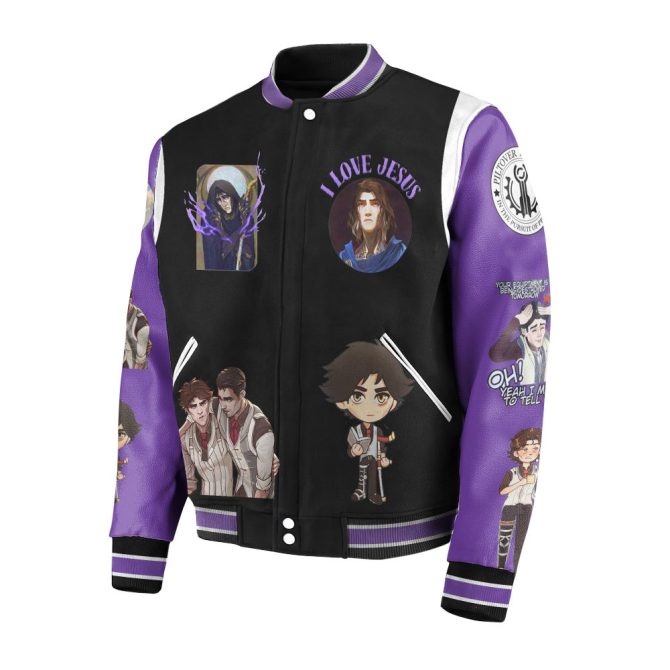 League Of Legends Arcane Viktor Varsity Jacket - Stylish Anime Fan Wear - Image 2