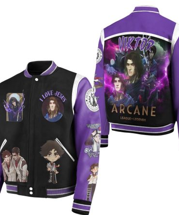 League Of Legends Arcane Viktor Varsity Jacket - Stylish Anime Fan Wear