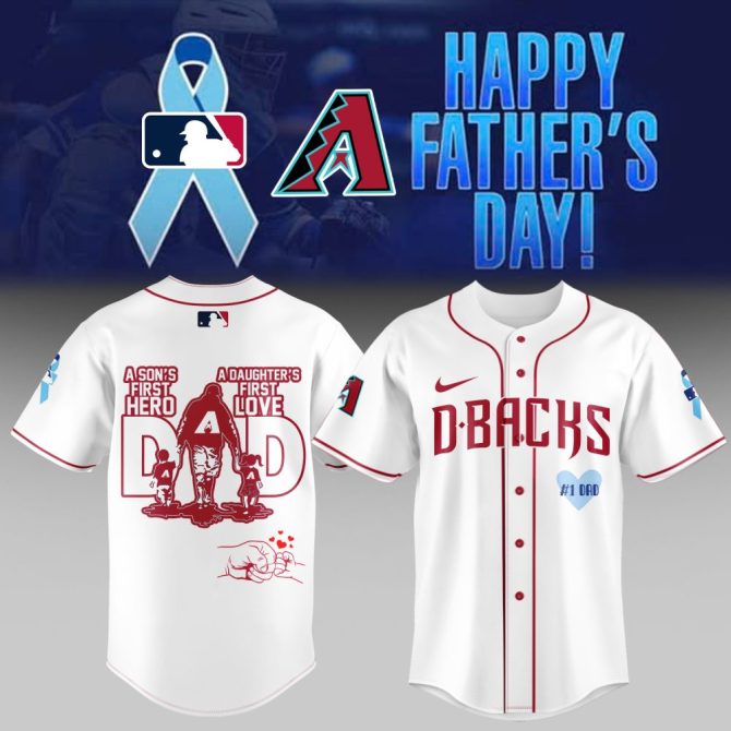 Celebrate Father'S Day With D-Backs #1 Dad Hero Jersey – Perfect Gift For Mlb Fans!