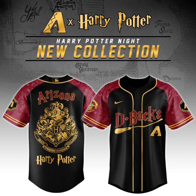 Limited Edition Harry Potter X Arizona D-Backs Jersey – New Collection Magic!