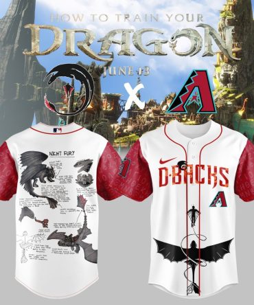 Exclusive D-Backs X How To Train Your Dragon Jersey - Limited Edition Fan Gear