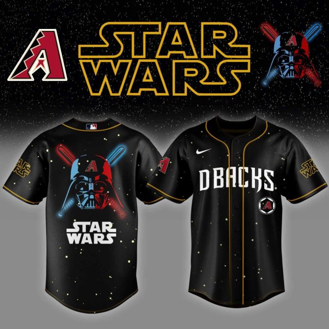 D-Backs Star Wars Jersey - Limited Edition Darth Vader Baseball Shirt