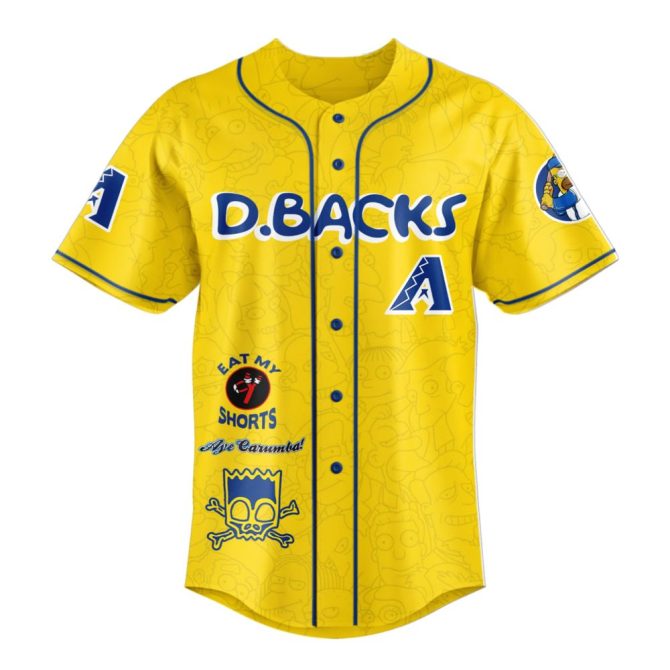 Arizona Diamondbacks X The Simpsons Limited Edition Jersey - Unleash Your Fandom! - Image 2