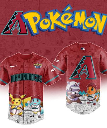 Limited Edition Pokémon X Diamondbacks Jersey - Catch 'Em All Style For Fans!