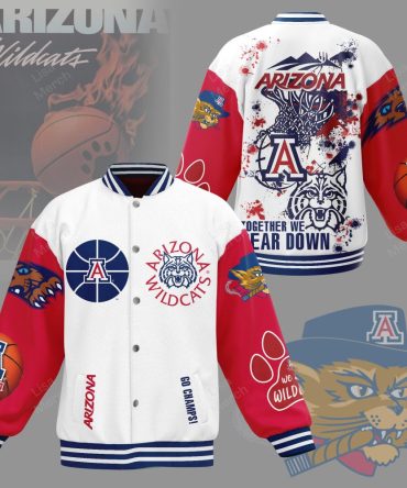 Arizona Wildcats Varsity Jacket - Unisex Fan Gear With Bold Graphics & Team Spirit