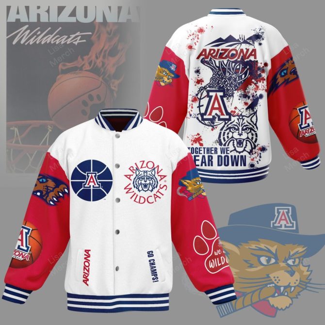 Arizona Wildcats Varsity Jacket - Unisex Fan Gear With Bold Graphics & Team Spirit