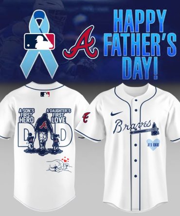 Celebrate Dad With Braves Father'S Day Jersey – Son'S Hero, Daughter'S Love – Perfect Gift!