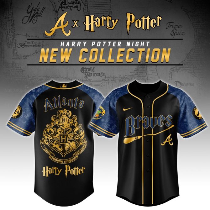 Limited Edition Atlanta Braves X Harry Potter Jersey – Magical Fan Gear Collection