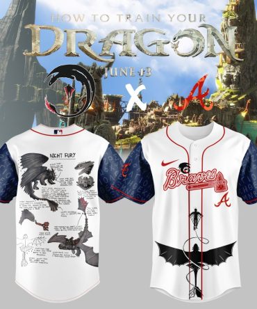 Exclusive How To Train Your Dragon X Braves Jersey – Limited Edition Fan Gear