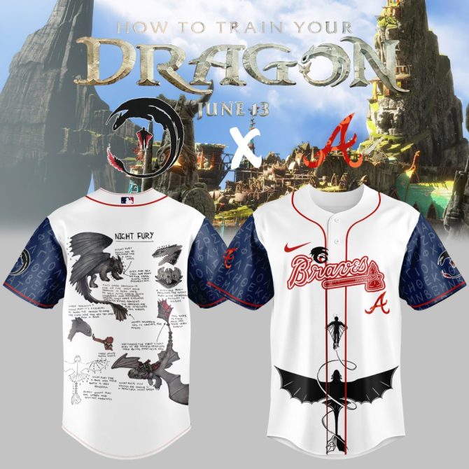 Exclusive How To Train Your Dragon X Braves Jersey – Limited Edition Fan Gear