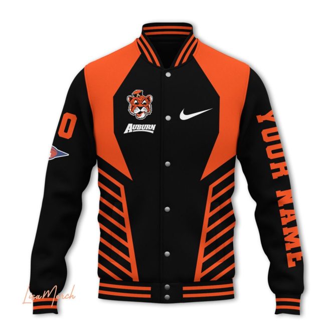 Auburn Tigers Special Baseball Jacket Team Spirit Varsity Jacket Perfect For Fans! - Image 2