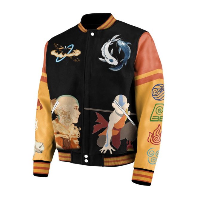 Avatar The Last Airbender Bomber Jacket - Iconic Design, Unisex, Sizes S-Xxl, Perfect For Fans! - Image 3