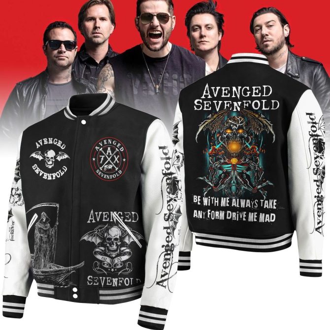 Avenged Sevenfold Varsity Jacket - Stylish Rock Band Merchandise For Fans