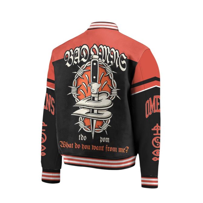 Bad Omens Varsity Jacket - Bold Graphic Streetwear With Unique Design - Image 2