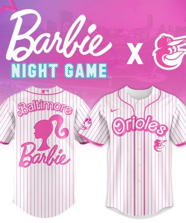 Limited Edition Barbie X Orioles Pink Jersey - Perfect For Fans!