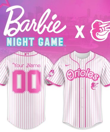 Customizable Barbie Night Game Orioles Jersey - Limited Edition Pink Baseball Apparel