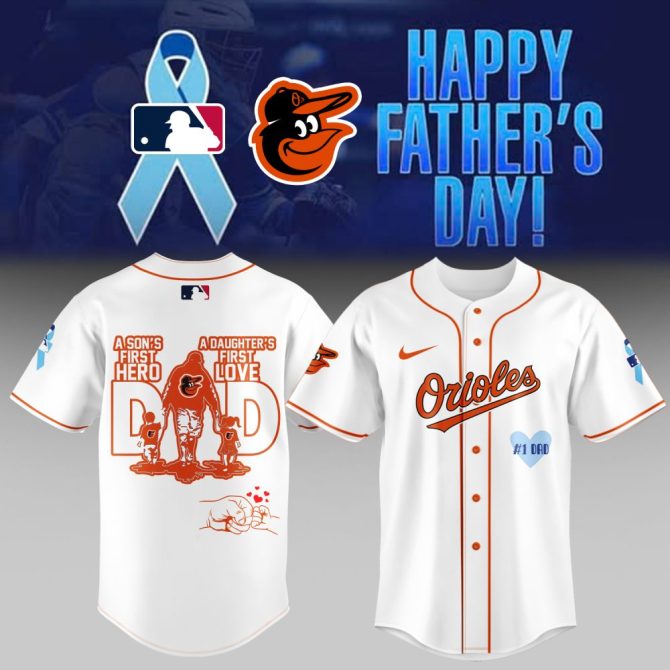 Celebrate Dad With Orioles Father'S Day Hero & Love Baseball Jersey - Perfect Gift!