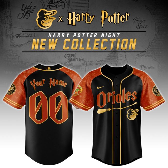 Customize Your Orioles X Harry Potter Jersey – Limited Edition Fan Gear!