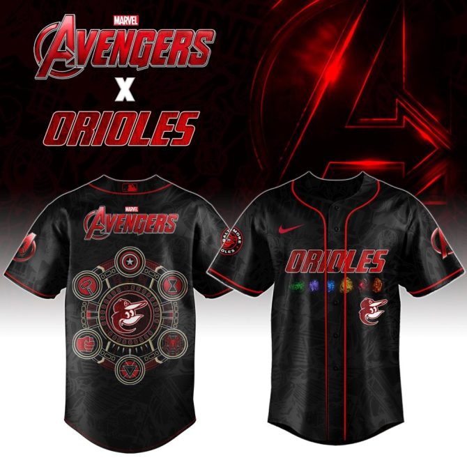 Limited Edition Marvel Avengers X Orioles Jersey - Ultimate Fan Gear!