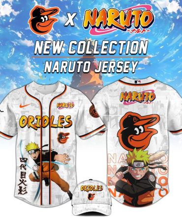 Limited Edition Naruto X Orioles Jersey – Anime Fans Must-Have! Get Yours Now!