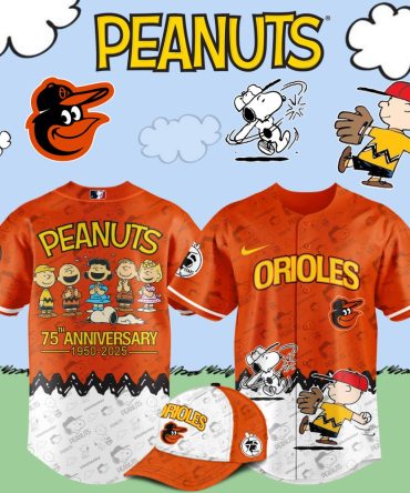 Exclusive Peanuts Orioles 75Th Anniversary Jersey & Cap Set – Celebrate In Style!