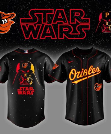 Limited Edition Star Wars X Orioles Baseball Jersey – Dark Side Style!