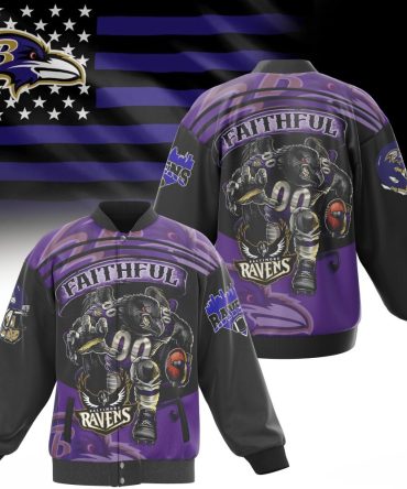 Limited Edition Ravens Faithful Jacket – Bold Design, Ultimate Fan Gift!