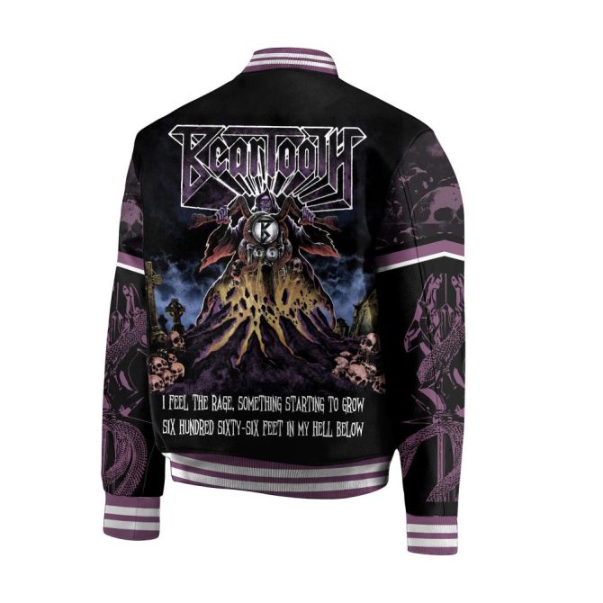 Exclusive Gothic Band Varsity Jacket - Bold Design, Perfect For Music Lovers - Image 3