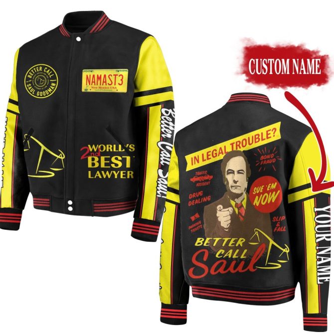 Customizable Lawyer-Themed Jacket – Better Call Design, Add Your Name!