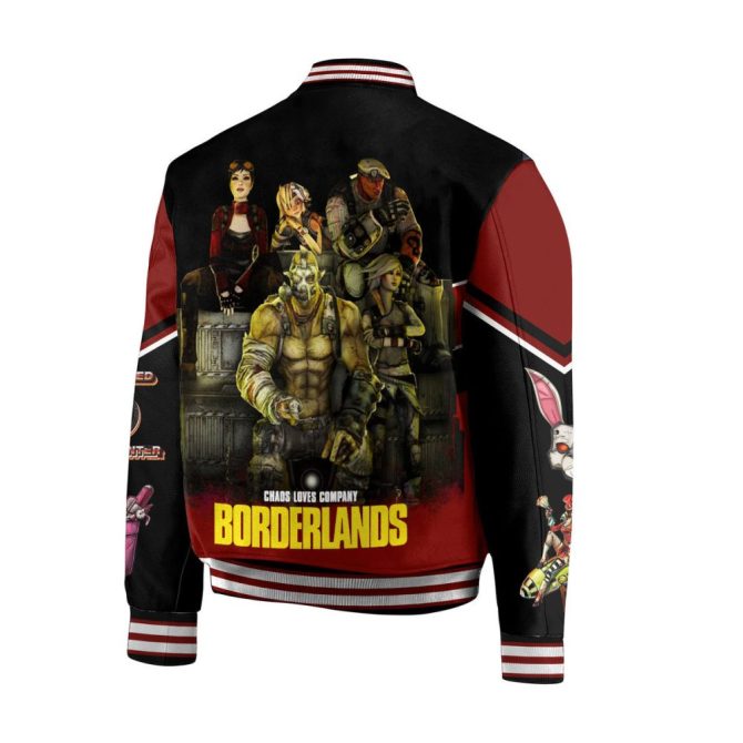 Exclusive Borderlands Varsity Jacket - Stylish Gamer'S Choice For Ultimate Fans - Image 2