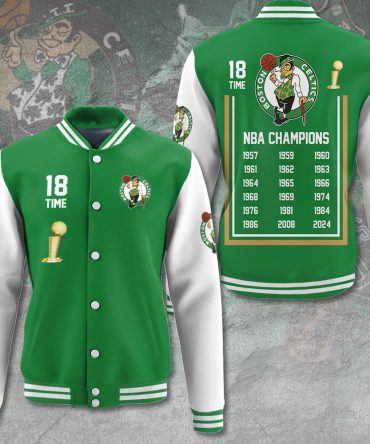 Boston Celtics 18-Time Champions Jacket - Celebrate Nba Glory In Style!