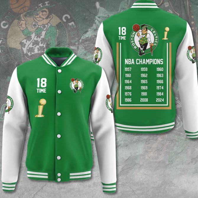 Boston Celtics 18-Time Champions Jacket - Celebrate Nba Glory In Style!