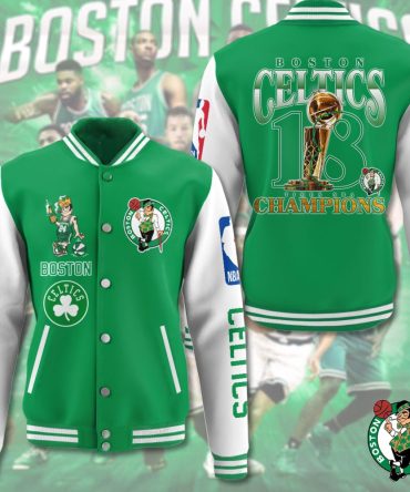 Boston Celtics 18X Champions Varsity Jacket – Iconic Nba Fan Gear