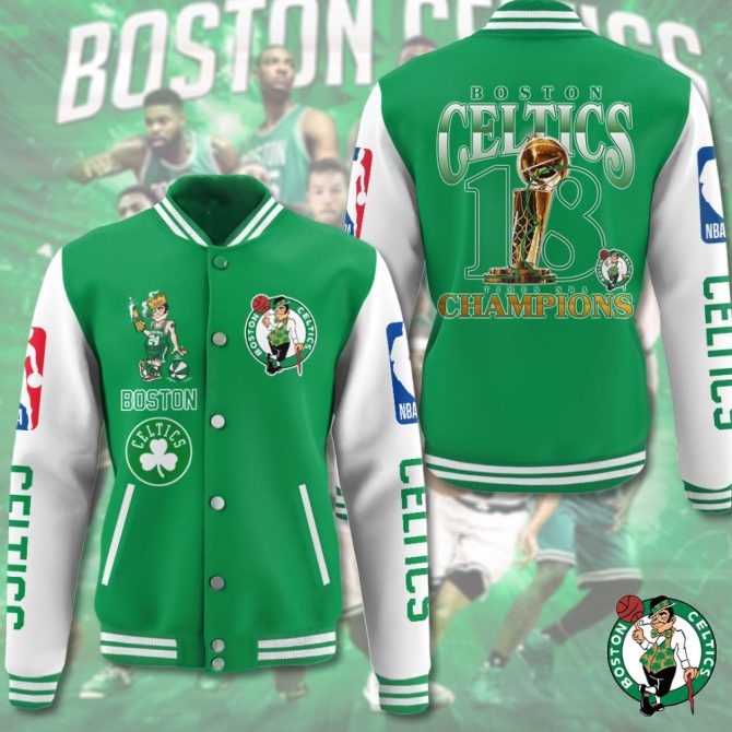 Boston Celtics 18X Champions Varsity Jacket – Iconic Nba Fan Gear