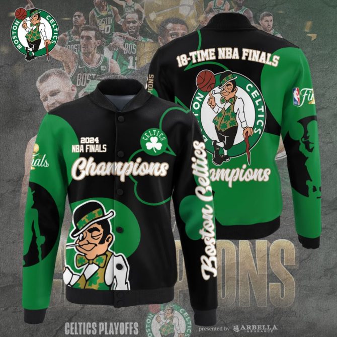 2024 Nba Finals Boston Celtics Champions Jacket - Celebrate 18-Time Winners In Style!