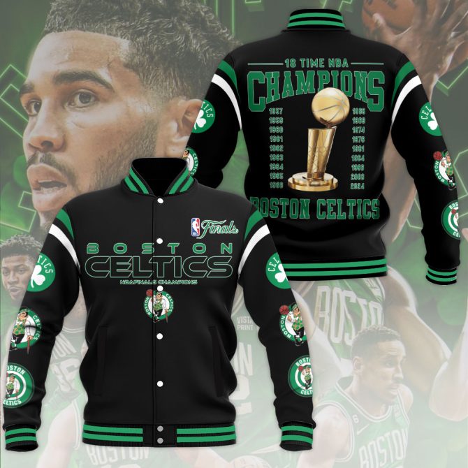 Boston Celtics Champions Varsity Jacket - Celebrate 18-Time Nba Wins In Style!